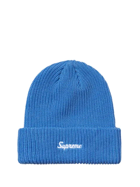 Supreme loose-gauge beanie hat