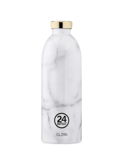 24bottles Clima marble-print 850ml water bottle