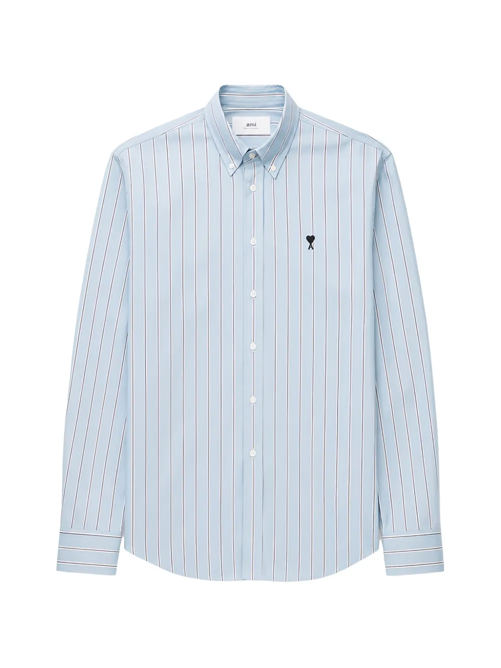 AMI Paris Ami de Coeur striped shirt