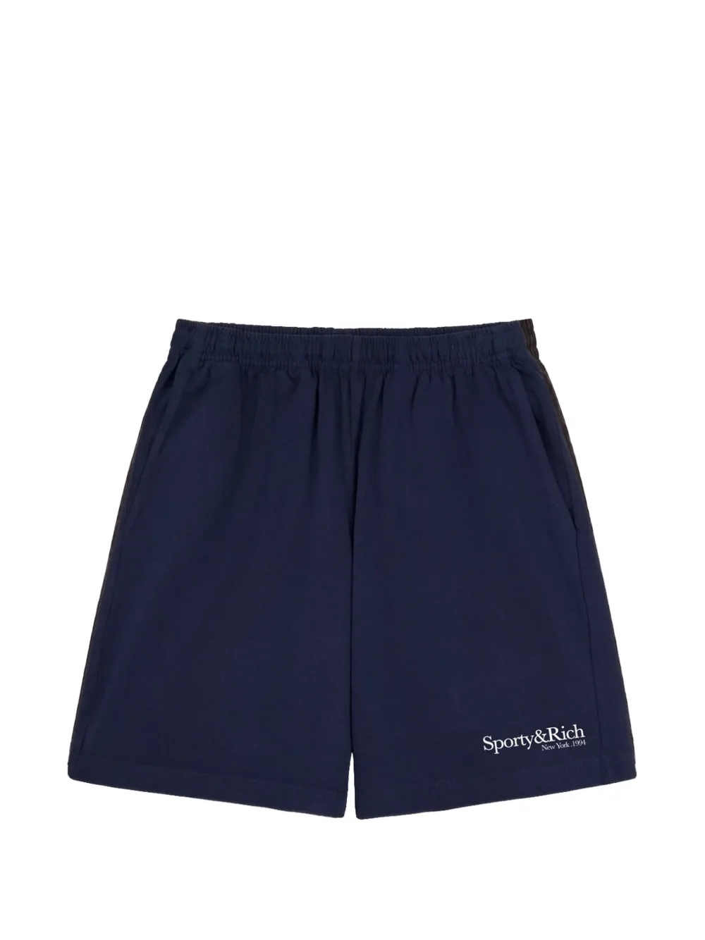 Sporty & Rich logo-print gym shorts