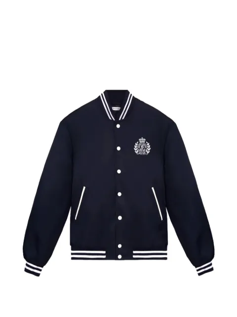 Sporty & Rich Health & Wellness crest varsity jacket