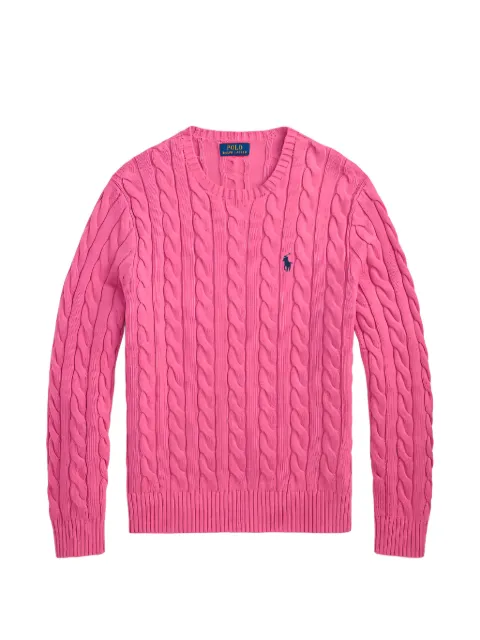 Lauren Ralph Lauren cable-knit V-neck sweater