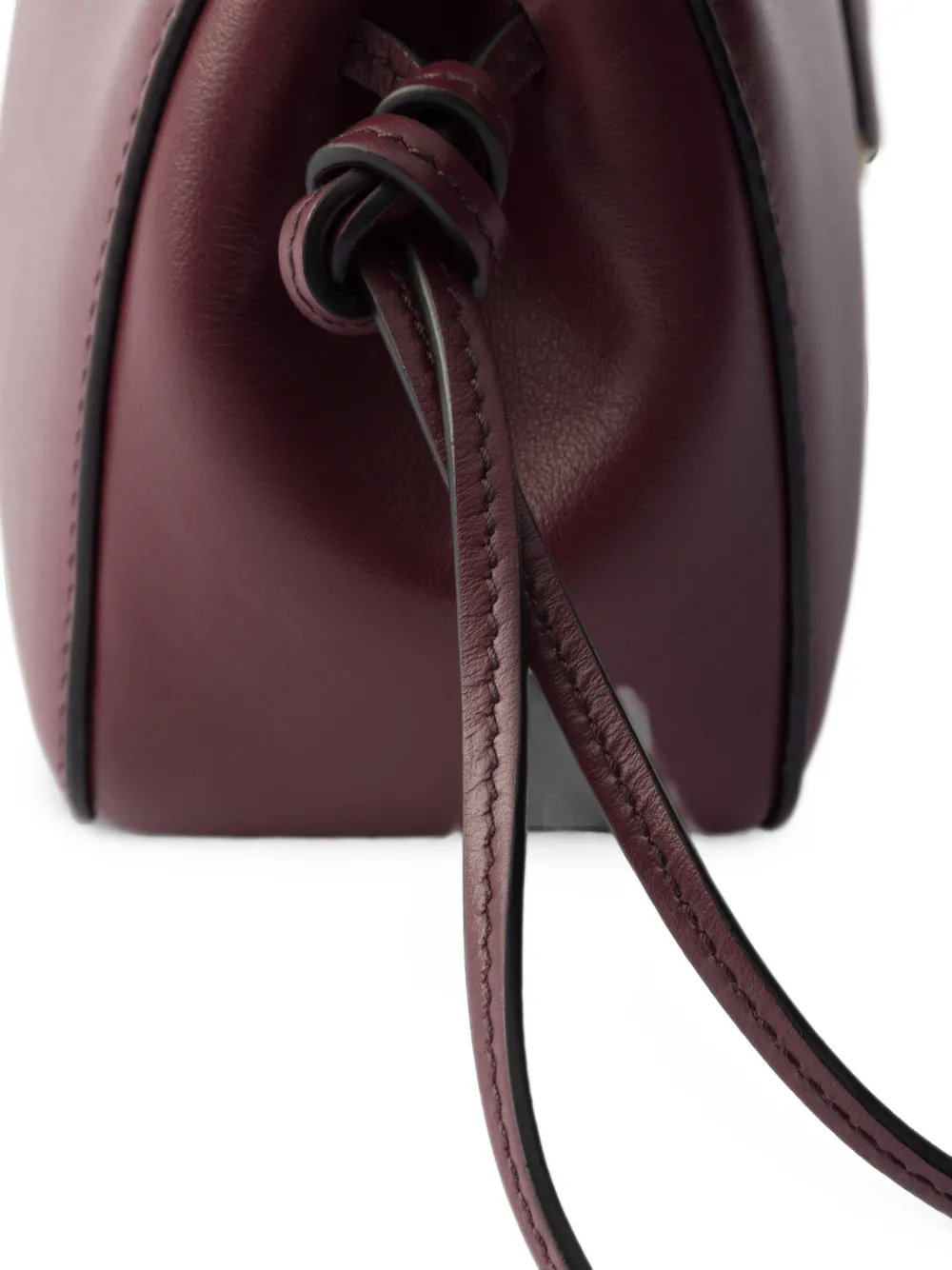 Prada Carry kleine leren handtas Rood