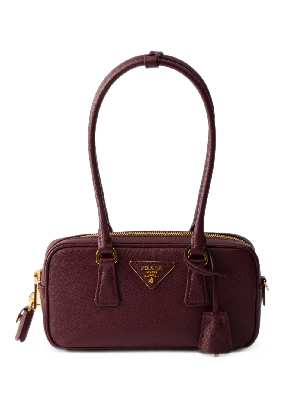 Prada Saffiano leather top-handle mini-bag