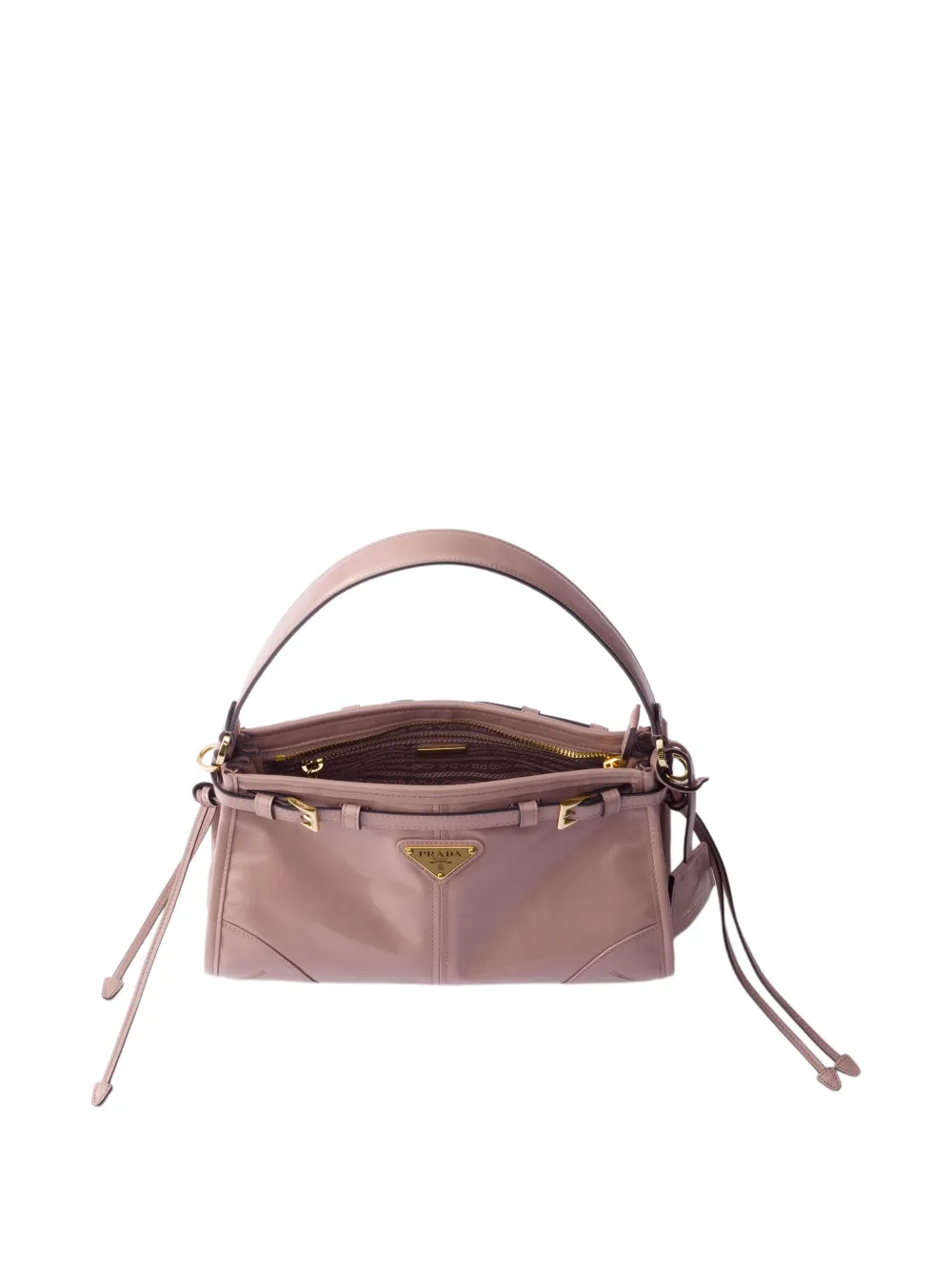 Prada Bonnie kleine leren handtas Roze