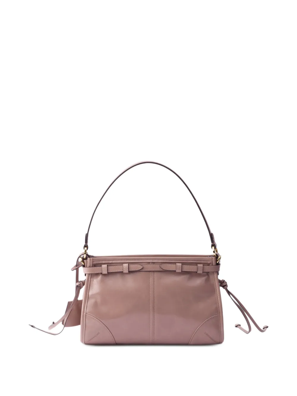 Prada Bonnie kleine leren handtas Roze