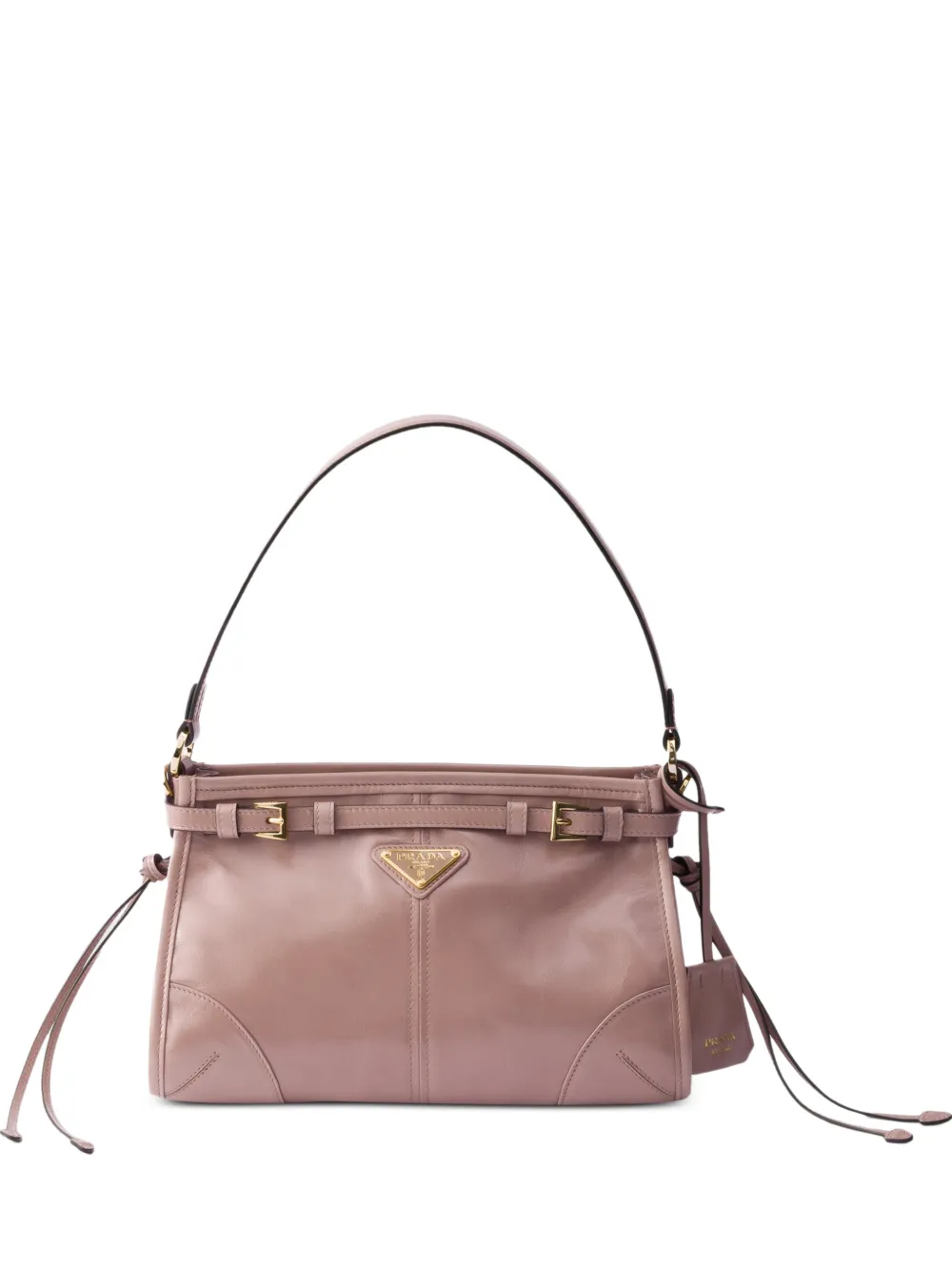Prada Borsa a mano Bonnie piccola in pelle - Rosa