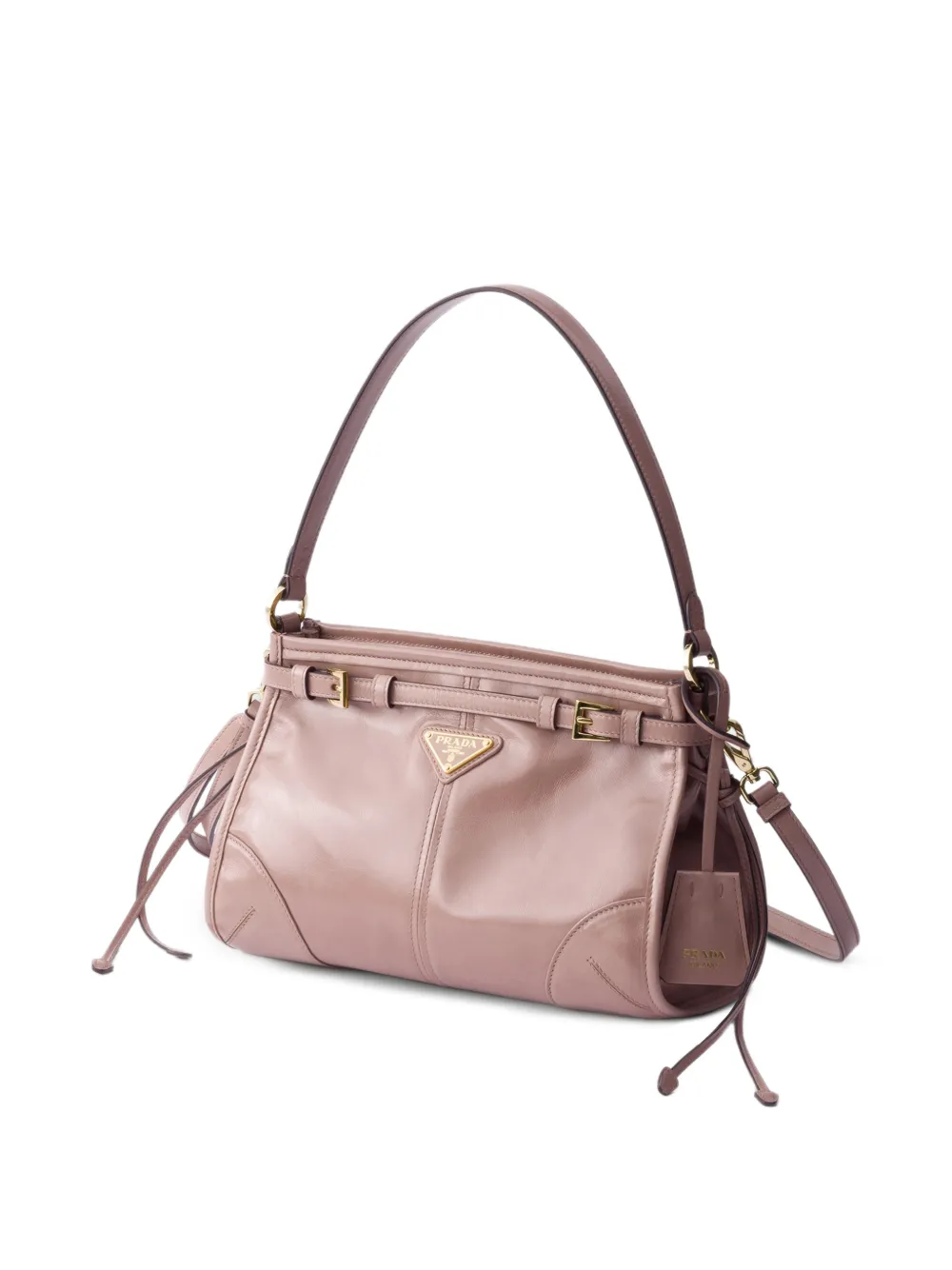 Prada Bonnie kleine leren handtas Roze