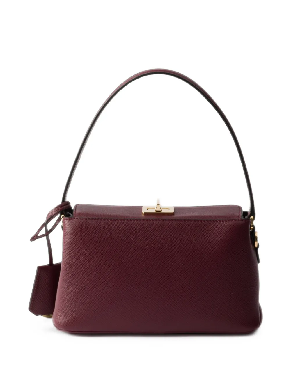 Prada Avoir Saffiano mini-tas Rood