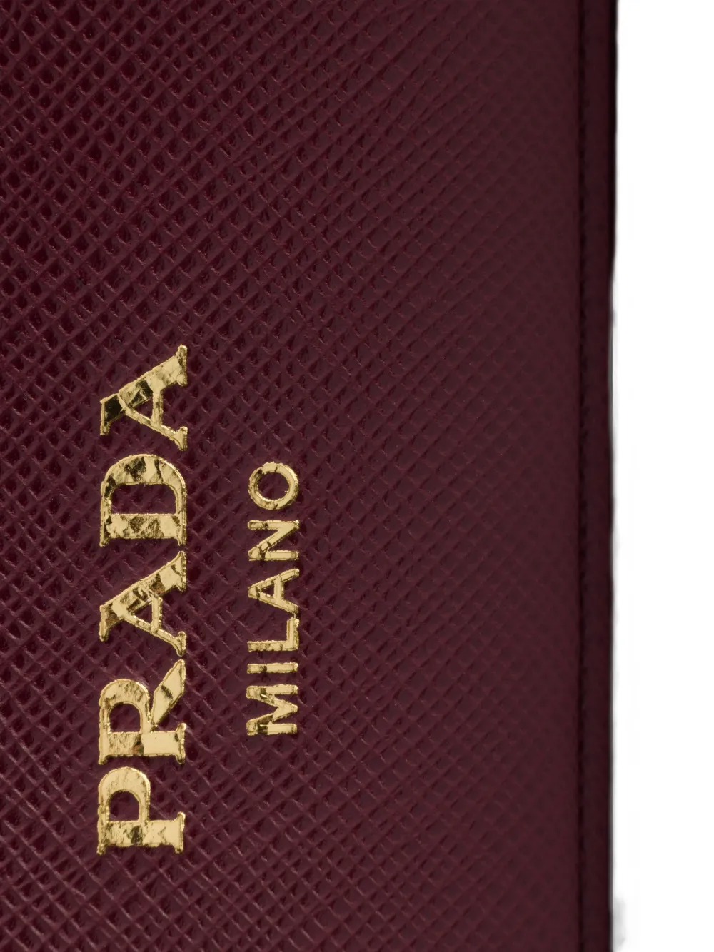 Prada Avoir Saffiano mini-tas Rood