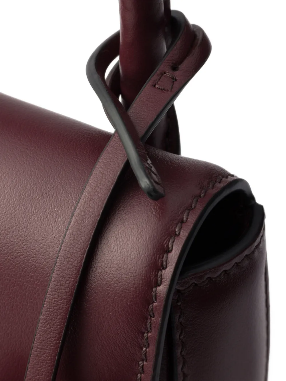 Prada Carry kleine leren handtas Rood