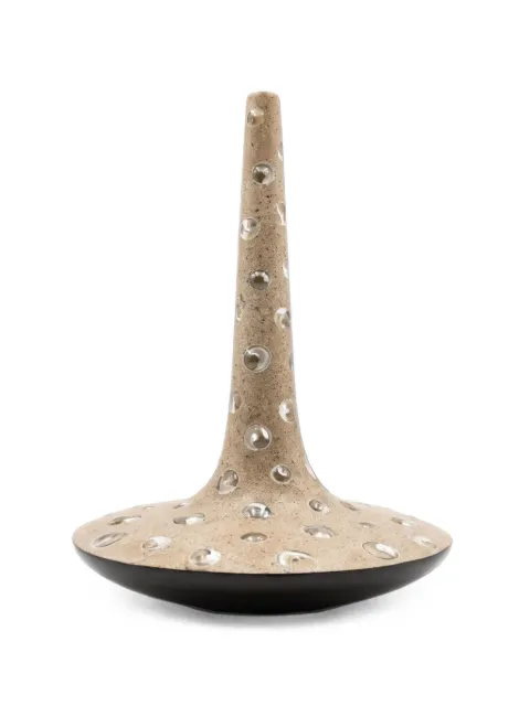 ENZO DE GASPERI inlaid rocking vase