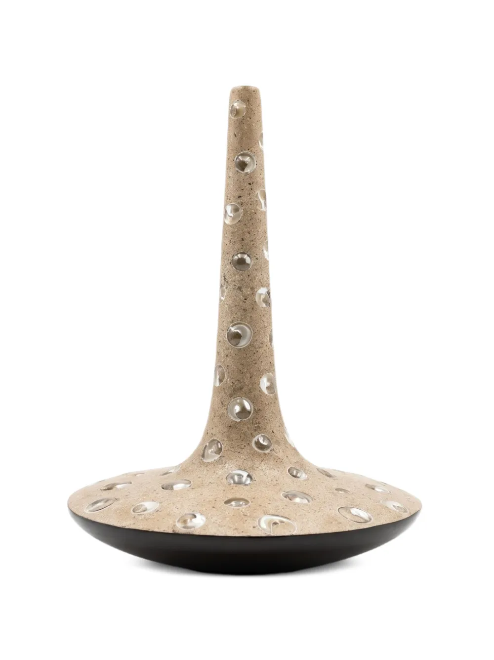 ENZO DE GASPERI inlaid rocking vase - Nude