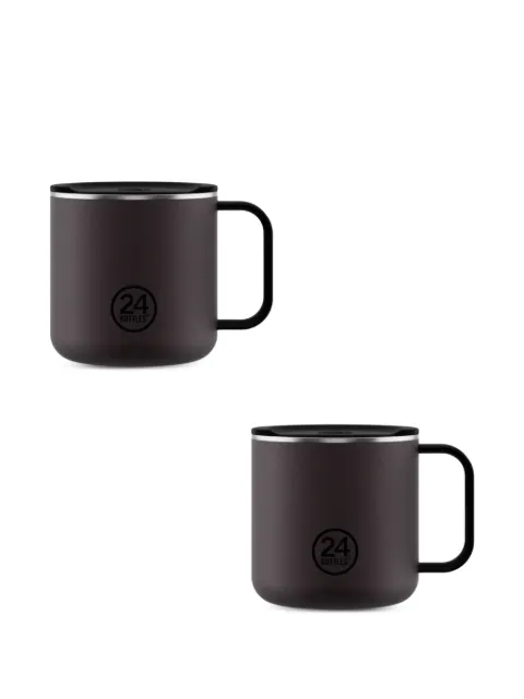 24bottles Tuxedo Black mug (set of two)
