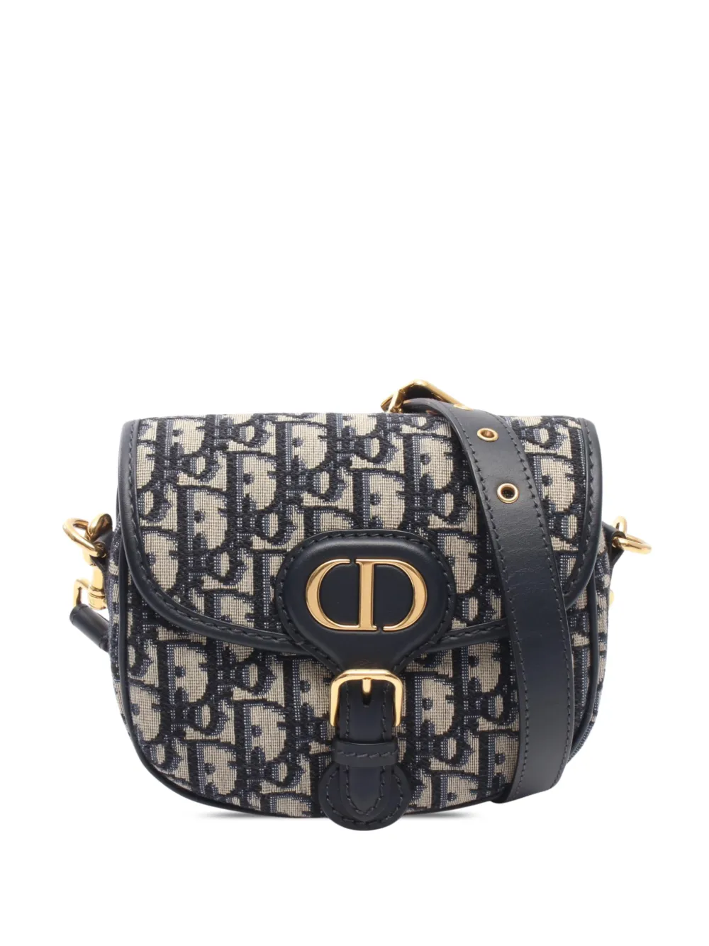 Christian Dior Pre-Owned 2000-2026 Small Oblique Canvas Bobby crossbody bag - Blau
