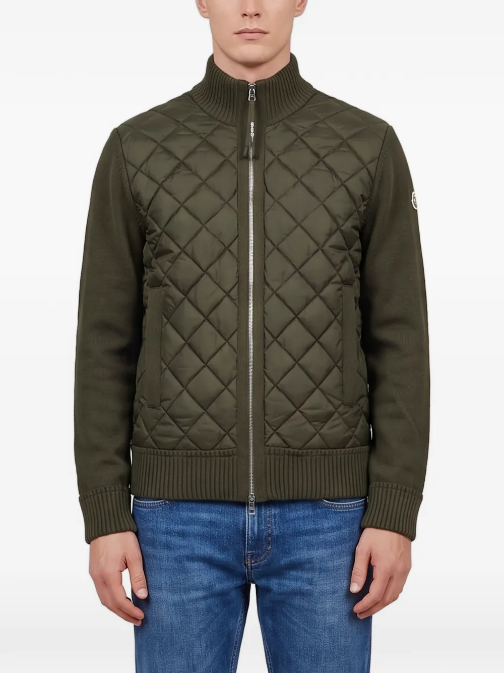 Moncler quilted padded cardigan