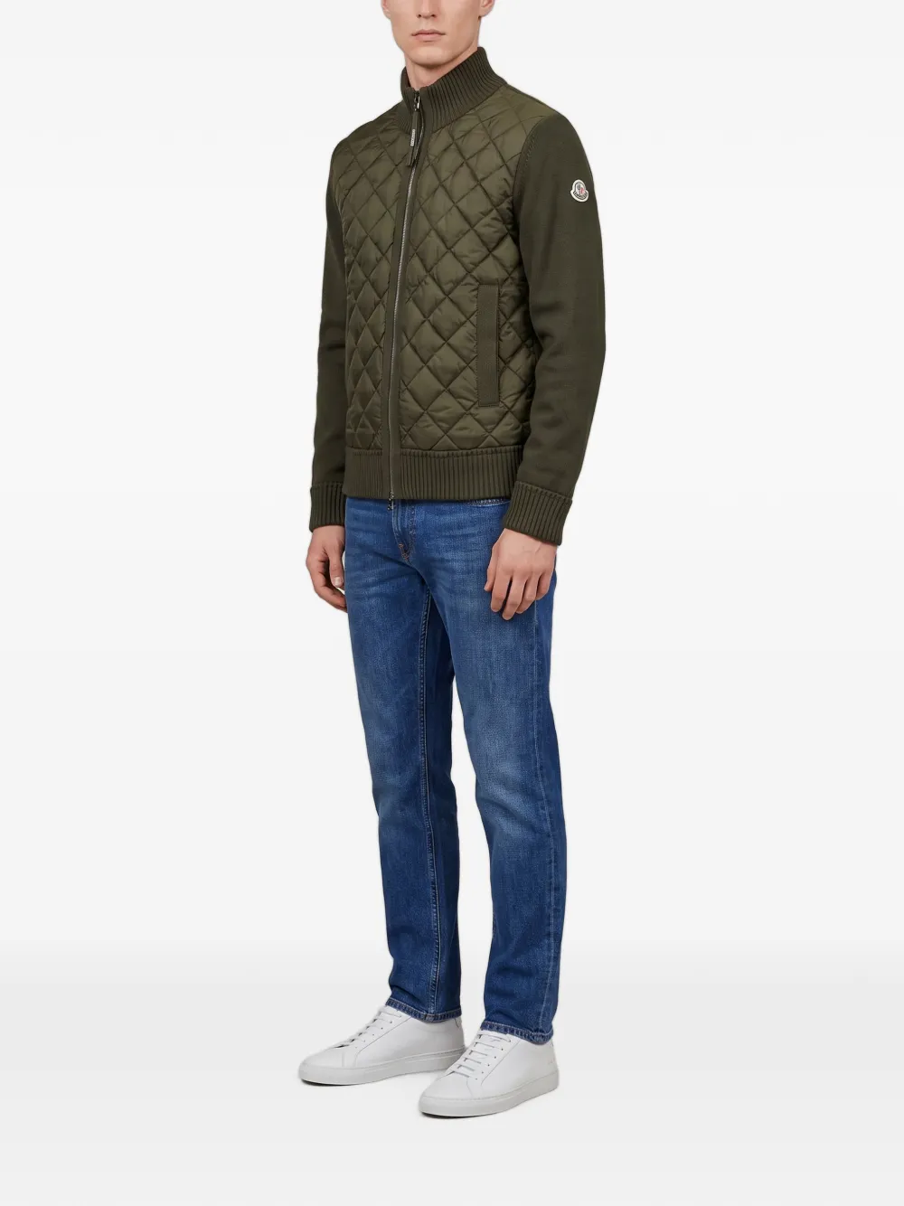 Moncler Gewatteerd vest Groen
