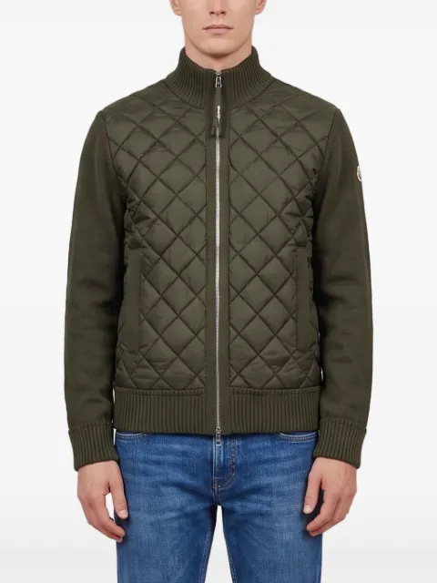 Moncler quilted padded cardigan