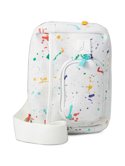 Jordan 23 Monogram paint-splatter sling bag