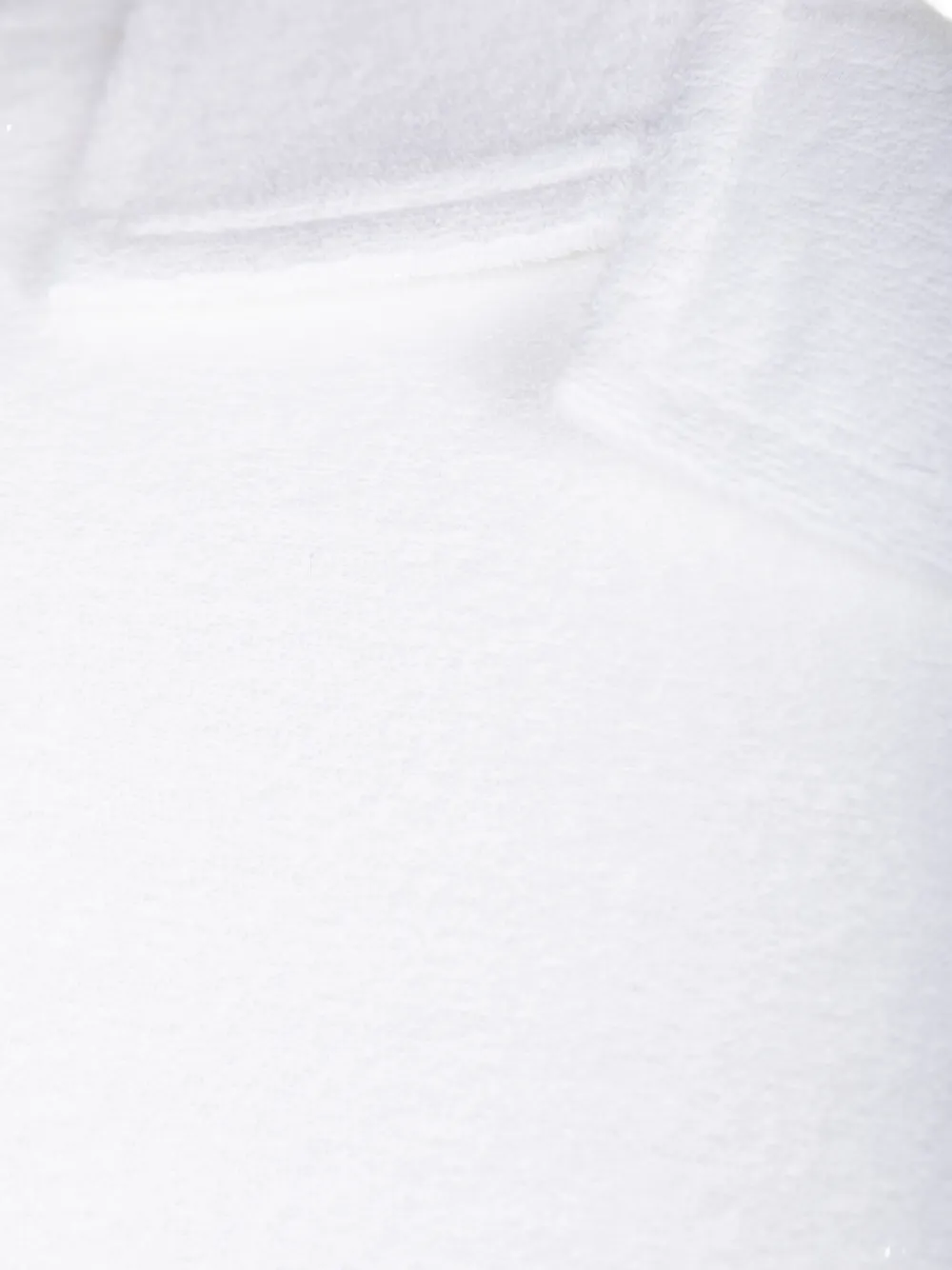 Sunspel towelling short-sleeve T-shirt Wit