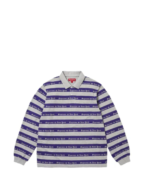 Supreme Old English long-sleeve polo shirt
