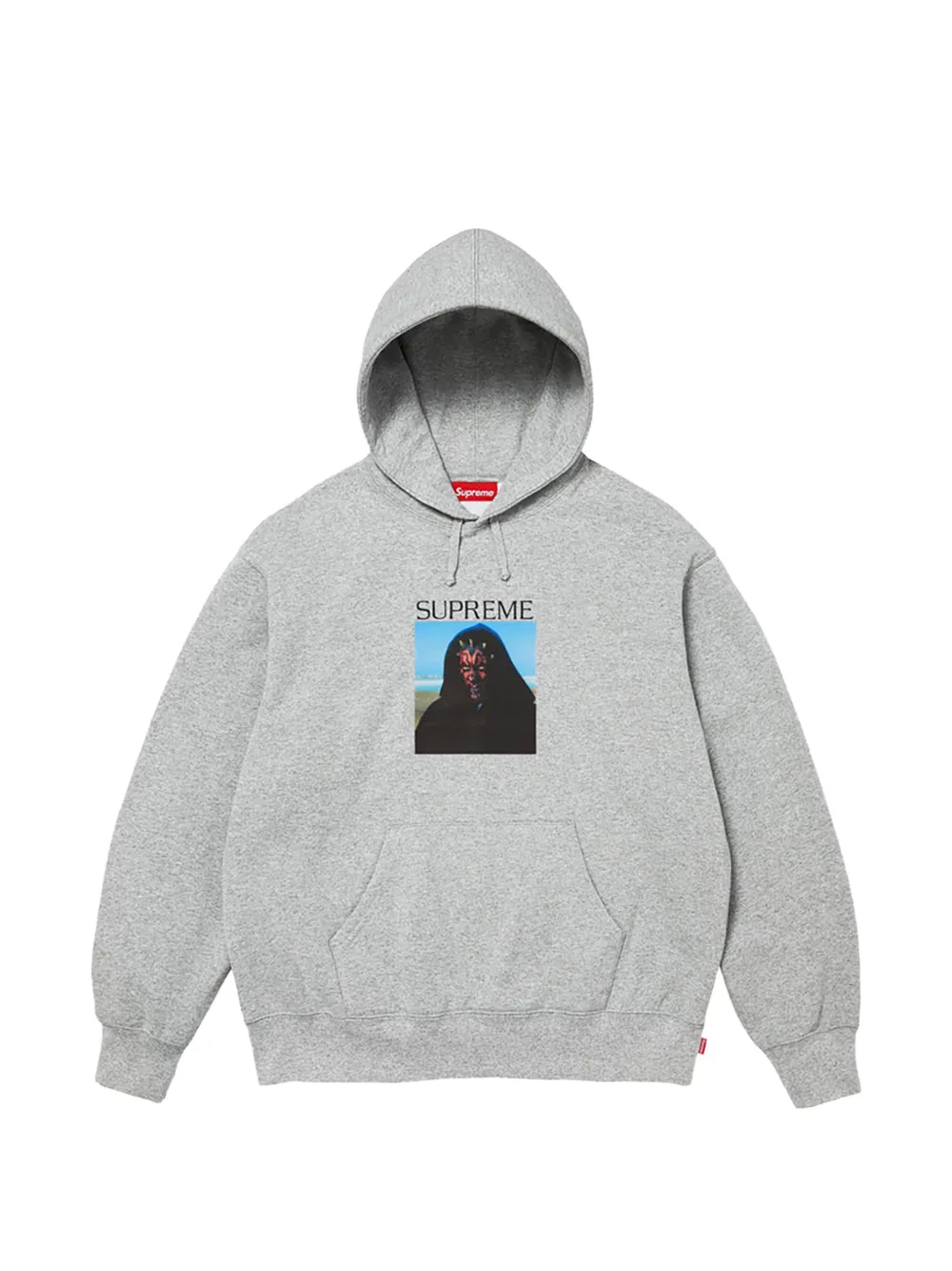 Supreme x Star Wars Sith Darth Maul graphic-print hoodie - Grey
