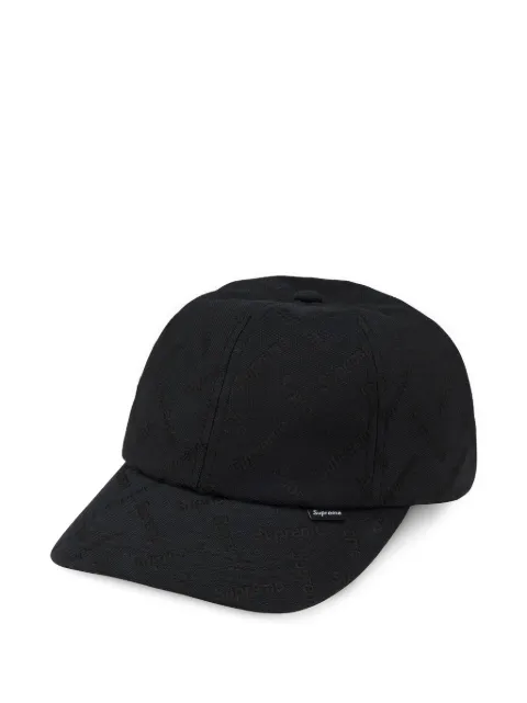 Supreme monogram jacquard 6-panel cap