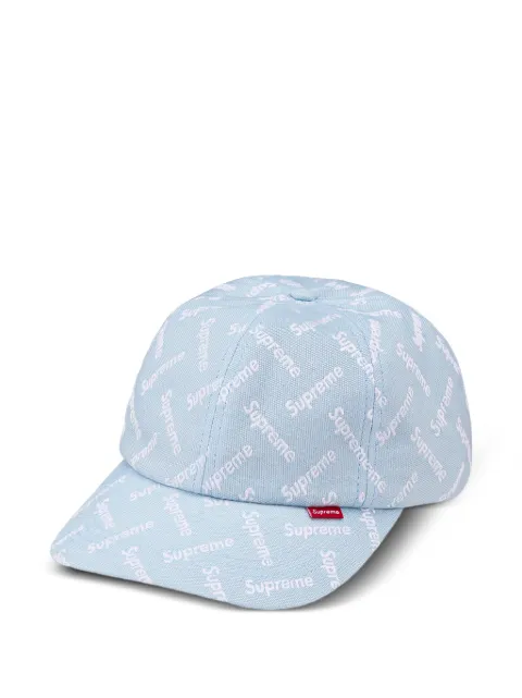 Supreme monogram-jacquard baseball cap