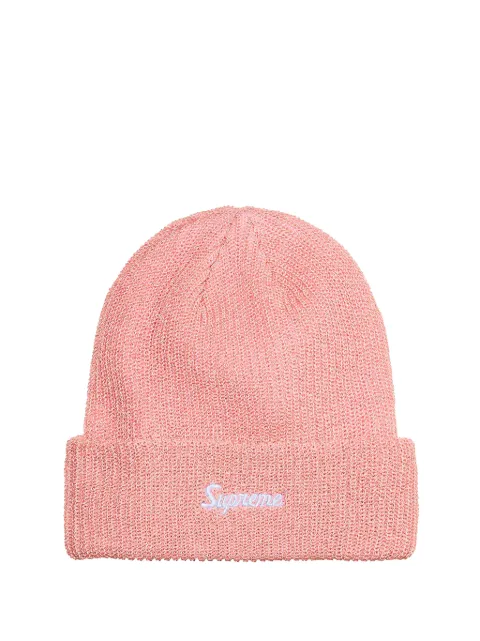 Supreme loose-gauge beanie hat