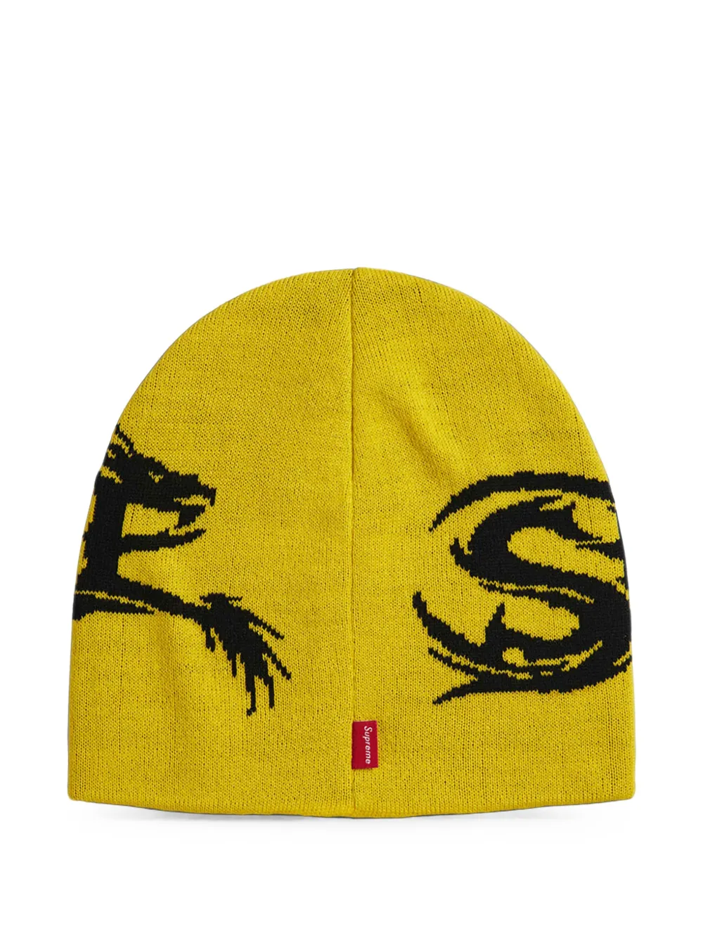 Supreme Muts met drakenintarsia Geel