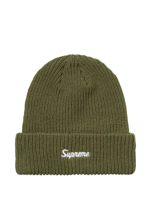 Supreme Gorro com logo bordado