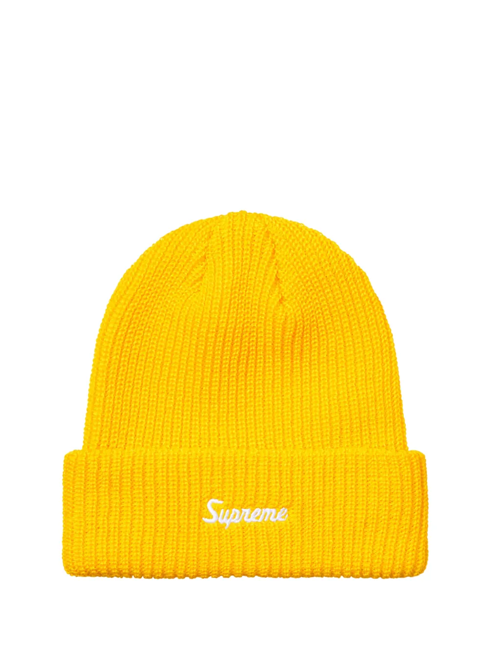 Supreme loose-gauge beanie hat - Jaune