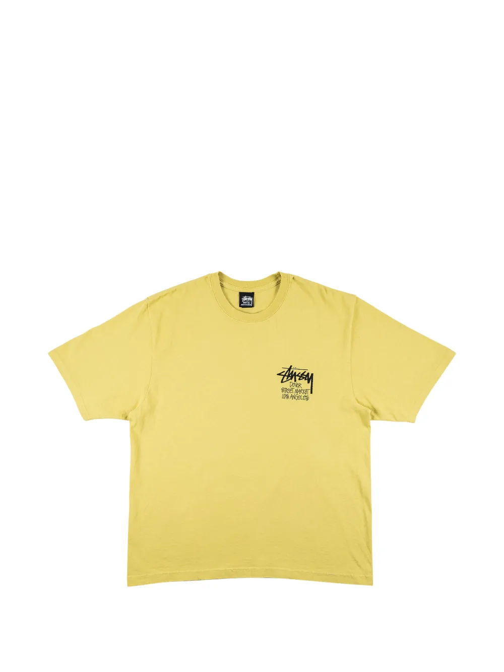 Stüssy x Dover Street Market Los Angeles t-shirt Geel