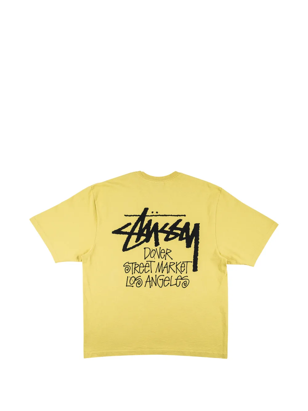 Stüssy x Dover Street Market Los Angeles t-shirt Geel