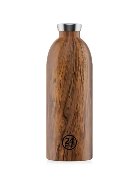 24bottles wood-effect steel bottle