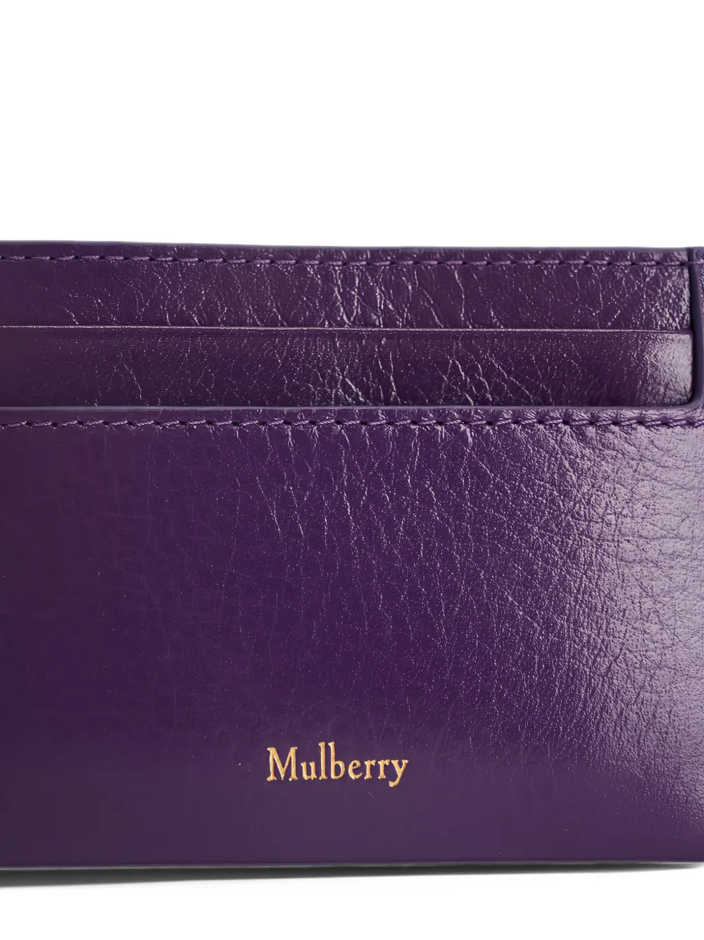 Mulberry Leren pasjeshouder Paars