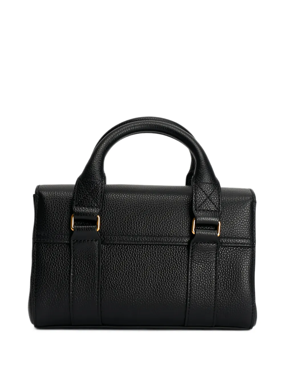 Mulberry mini Bayswater grained leather crossbody bag Zwart