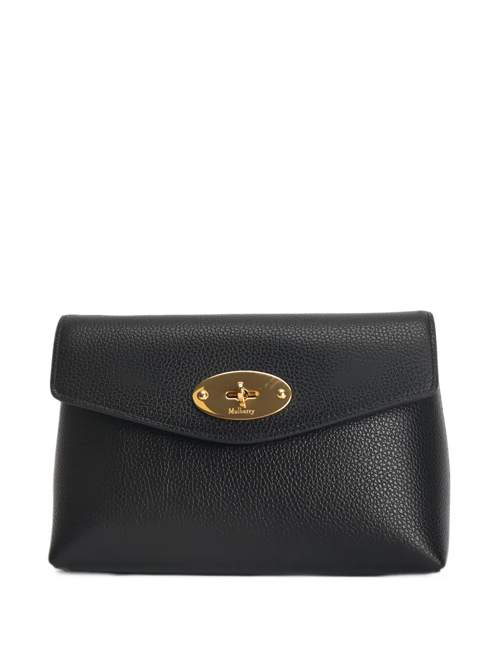 Mulberry small Darley leather makeup bag - Black
