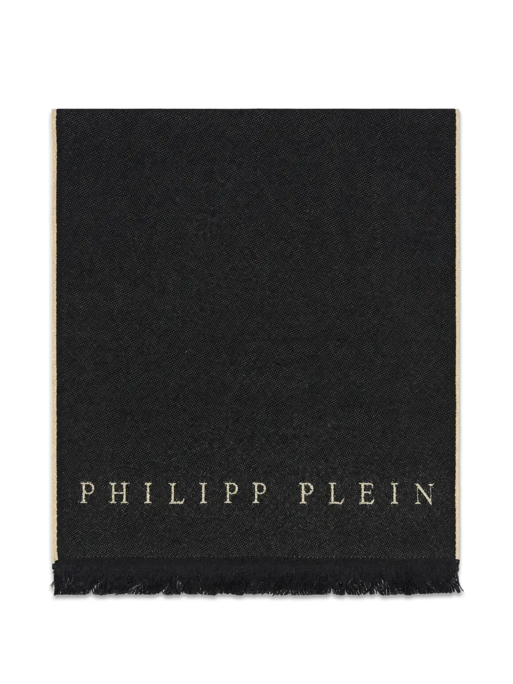 Philipp Plein Sjaal met monogramprint Zwart