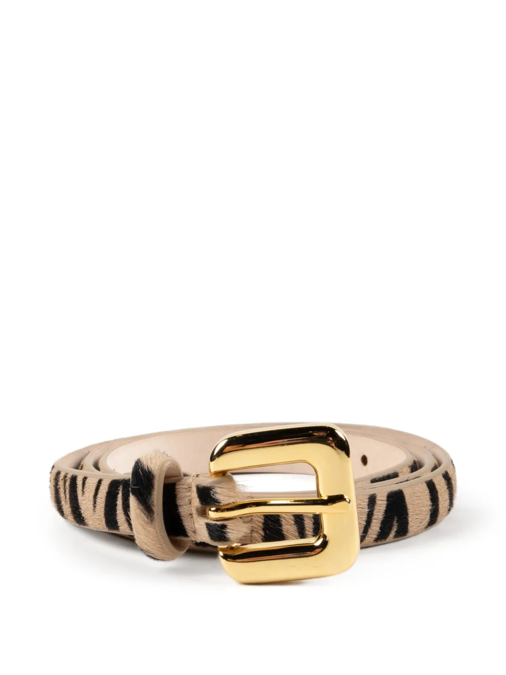Déhanche zebra-print belt - Toni neutri