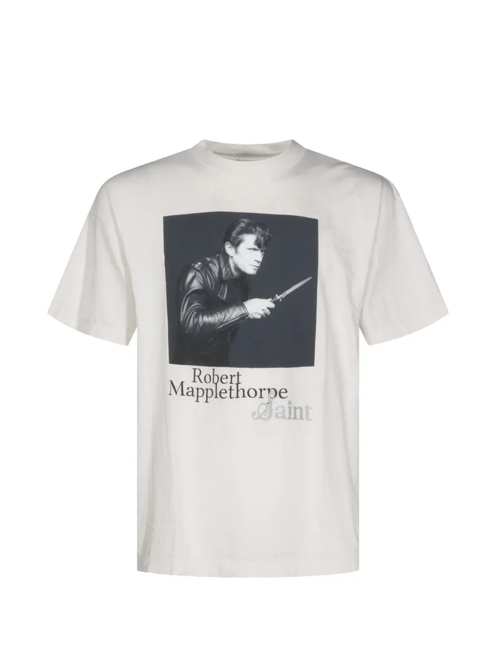 SAINT MXXXXXX Robert Mapplethorpe print T-shirt Wit