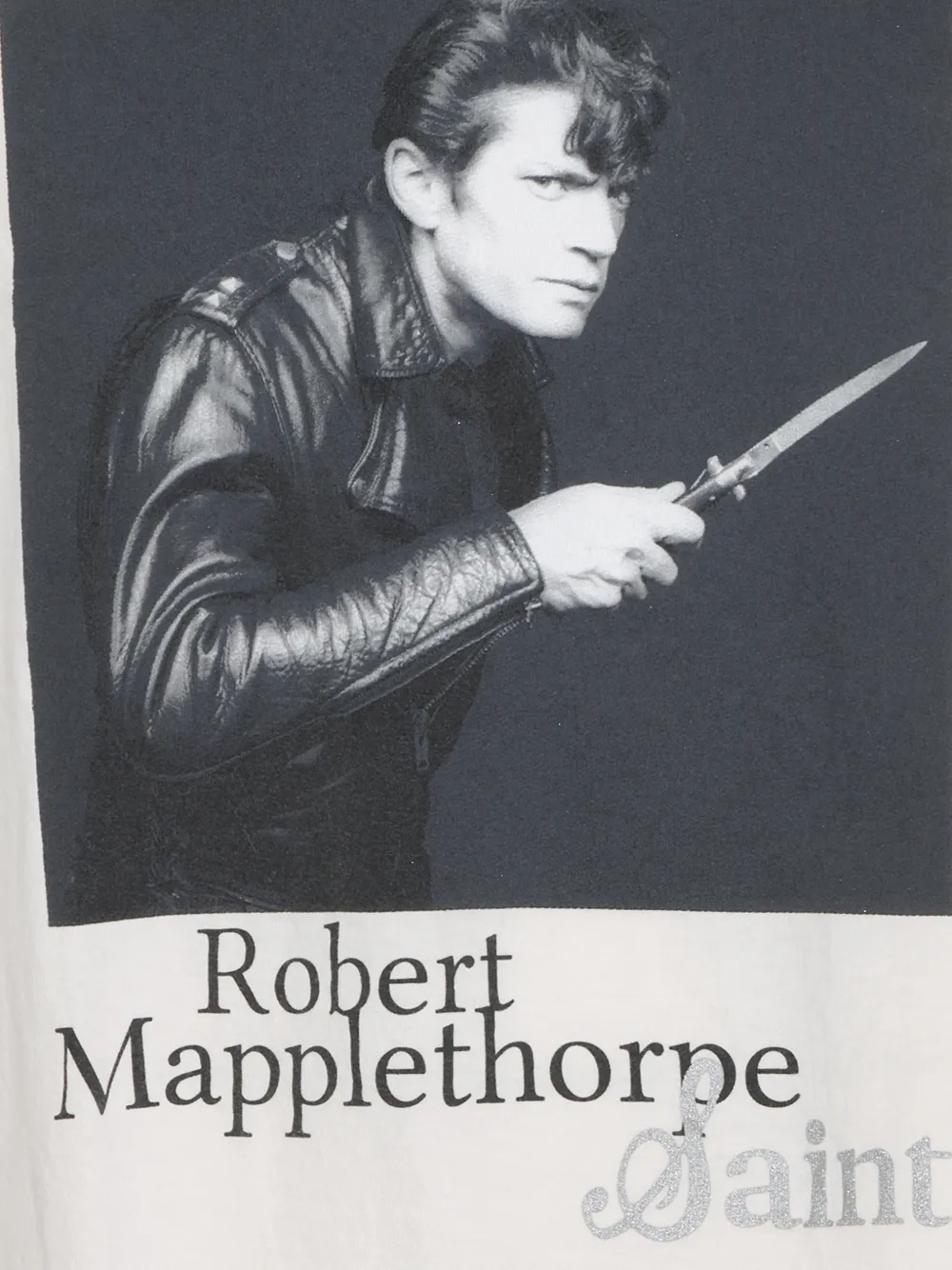 SAINT MXXXXXX Robert Mapplethorpe print T-shirt Wit