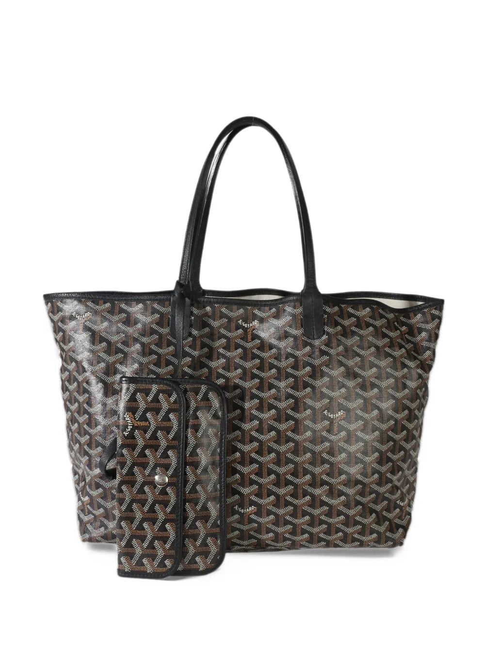 Goyard Pre-Owned Borsa tote Saint-Louis in tela Goyardine anni 2020 - Nero