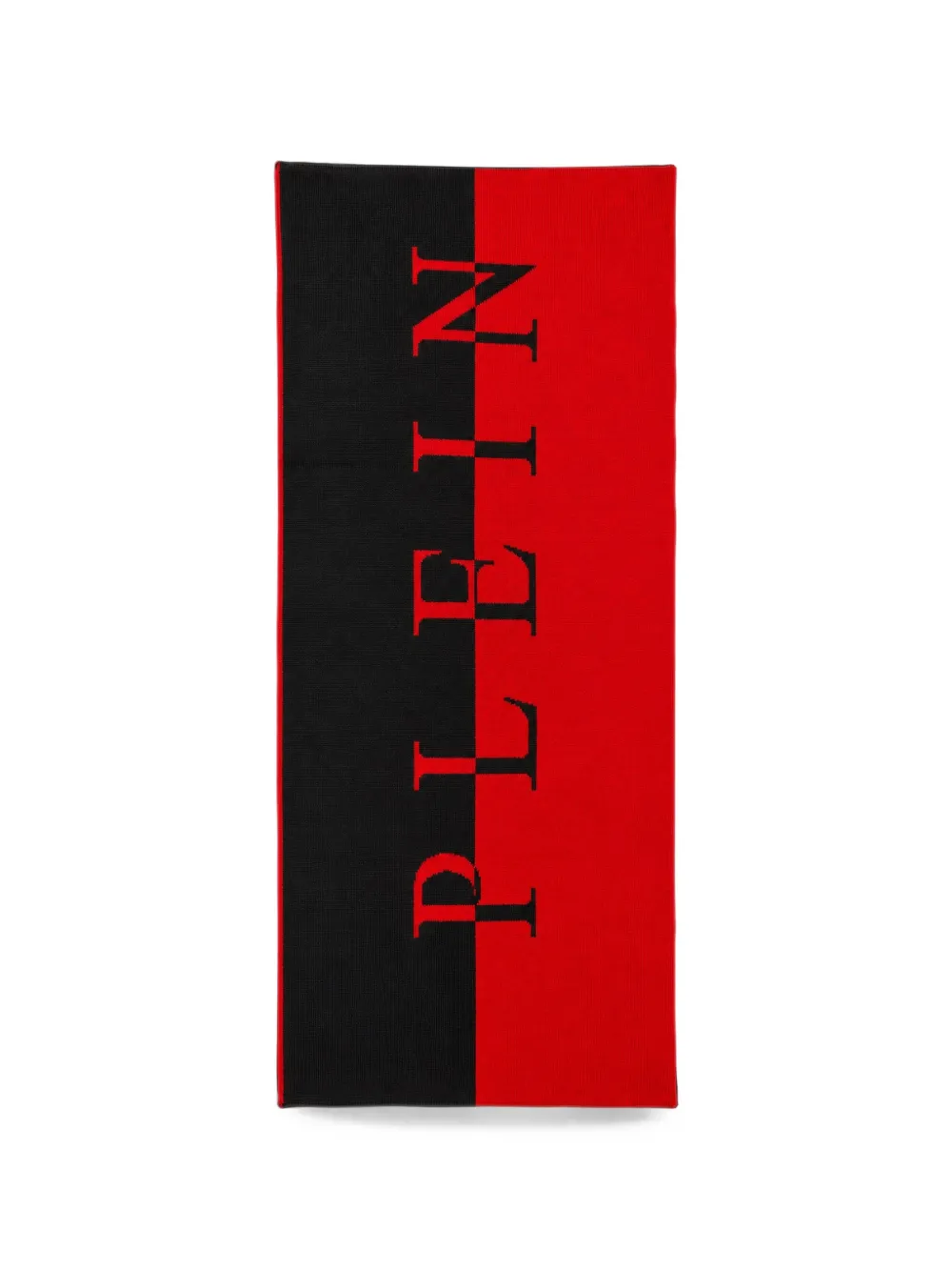 Philipp Plein Intarsia sjaal Zwart