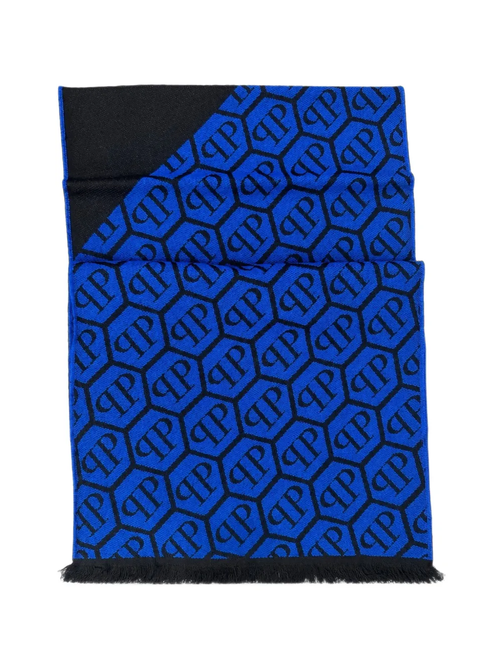 Philipp Plein Sjaal met monogramprint Zwart