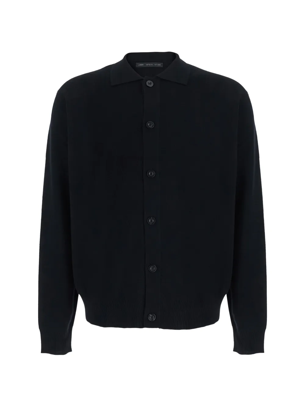 Low Brand button-up collar sweater