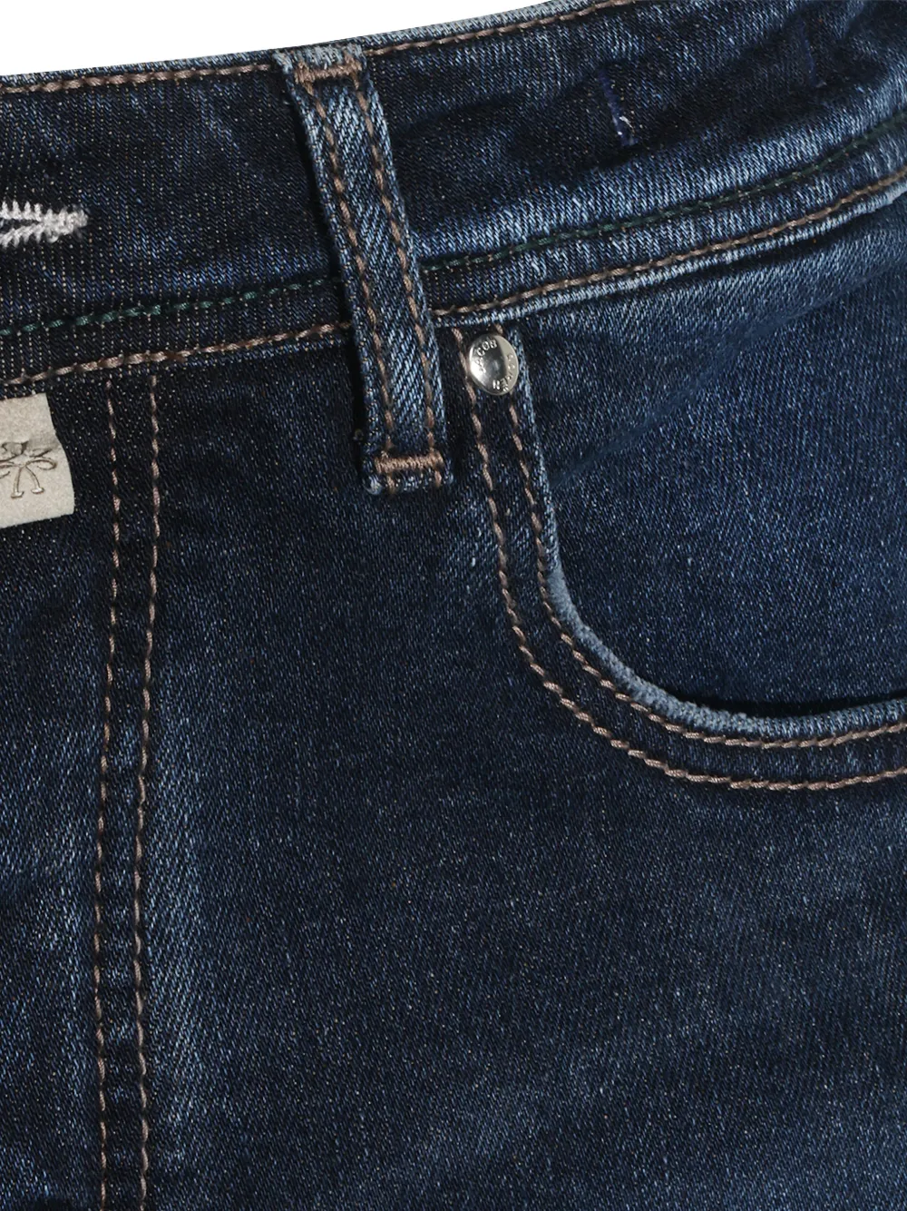 Jacob Cohën Slim-fit jeans met geborduurd logo Blauw