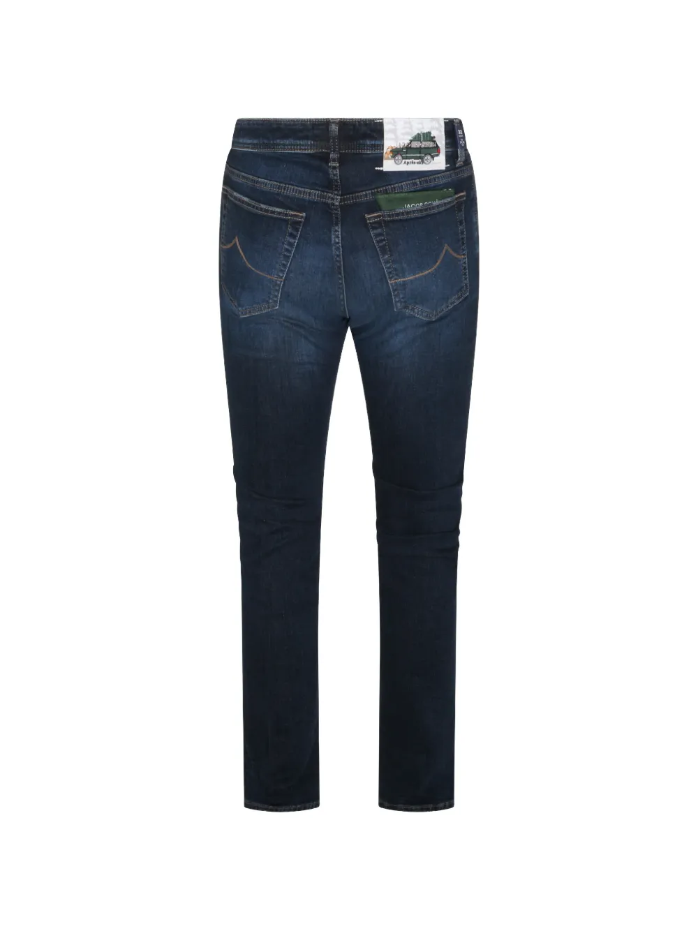 Jacob Cohën Slim-fit jeans met geborduurd logo Blauw