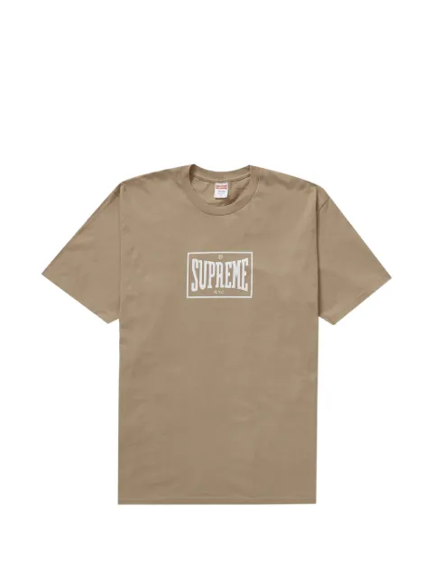 Supreme Warm Up logo-print T-shirt