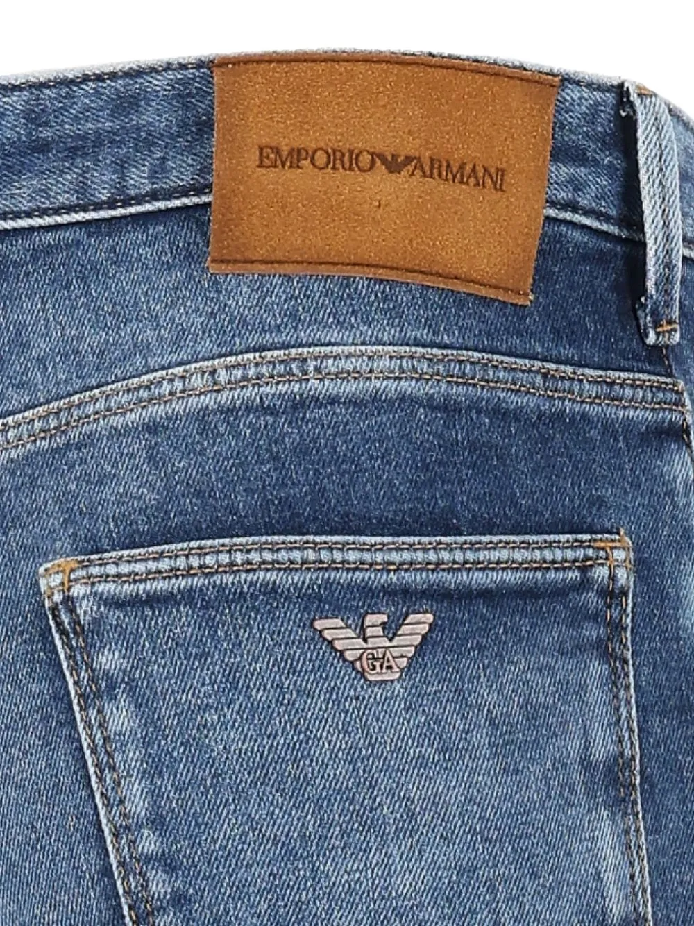 Emporio Armani five-pocket jeans Blauw